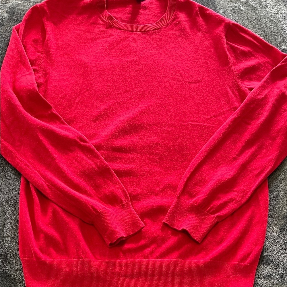 GAP Vibrant Red Crewneck Sweater